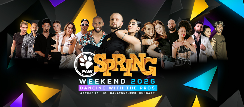 PAW Spring: Dance with the pros 1 Oficiálny vizuál PAW Hungary 2026 v Balatonfürede.