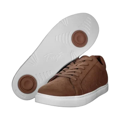 Fuego Low-Top Mocha – hnedé tanečné tenisky s bielou podrážkou a pivot pointmi
