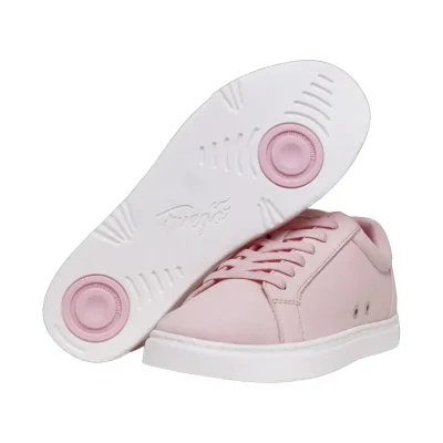 Fuego Low-Top Pink – ružové tanečné tenisky s bielou podrážkou a pivot pointmi