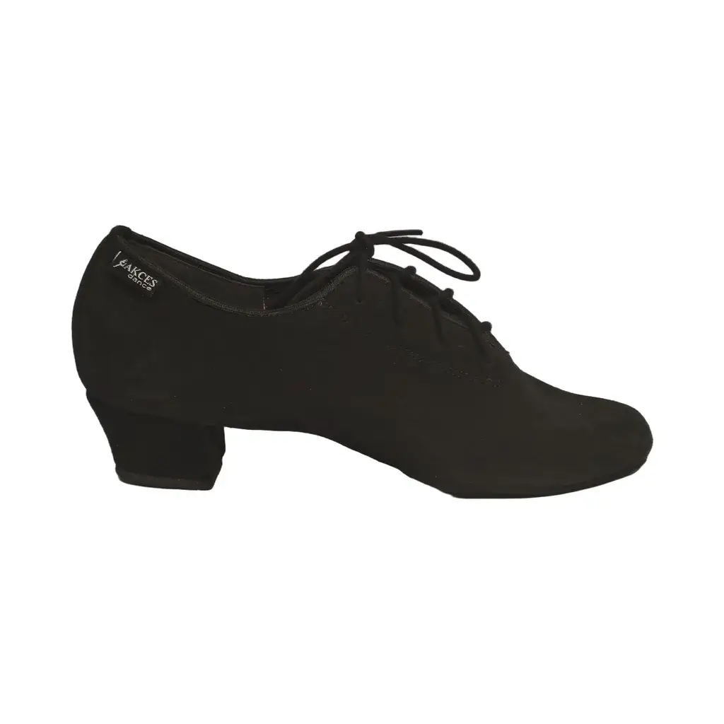 Akces CH-ML-01 Čierne – Chlapčenské latinsko-americké tanečné topánky (3,5 cm) 2 Akces CH-ML-01 Čierne – chlapčenské latinsko-americké tanečné topánky, podpätok 3,5 cm, pohľad z vnútornej strany